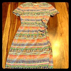 Silk Patterned Dress.